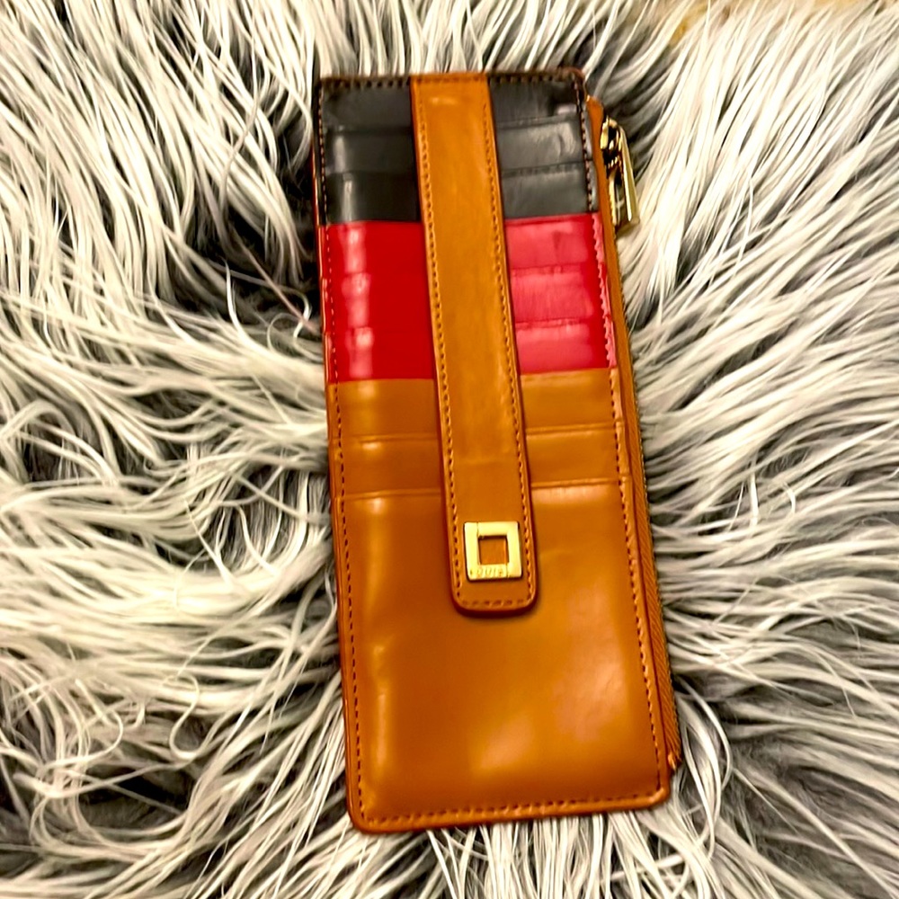 Lodis color block CC wallet holder